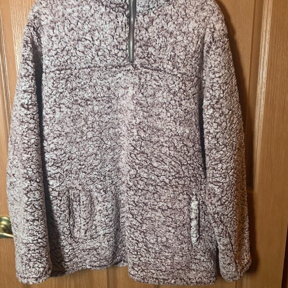 Women's Sherpa Pullover Jacket by Fashion Sz XL - Picture 1 of 6